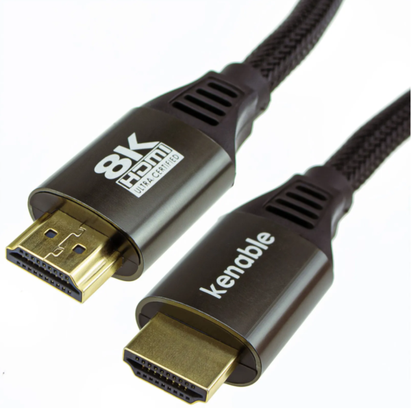 Certified Ultra High Speed HDMI 2.1 Cable 8K@60/4K@120 48Gbps Metal Plugs 3m