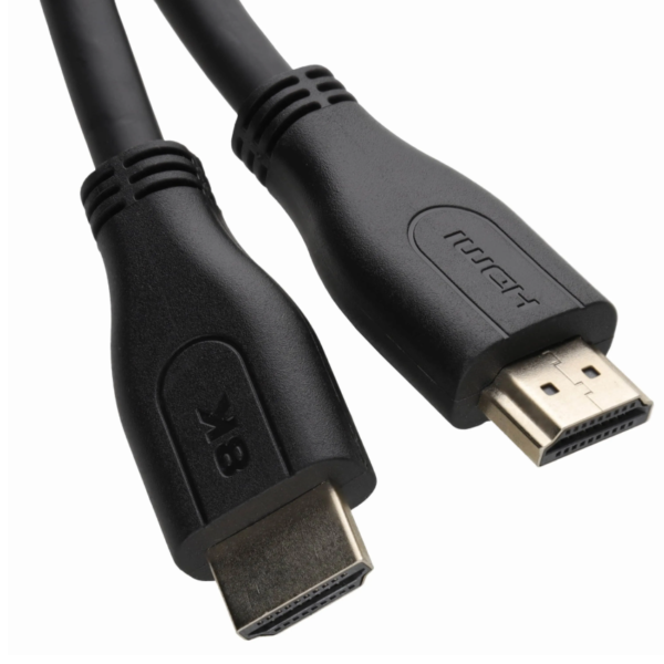 HDMI Cable 2.1 Ultra High Speed Lead for LED/OLED TV 8K/4K HDR eARC GOLD 5m