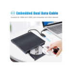 External CD DVD Drive For PC Laptop Windows 11 10 USB 3.0 Burner Reader Writer