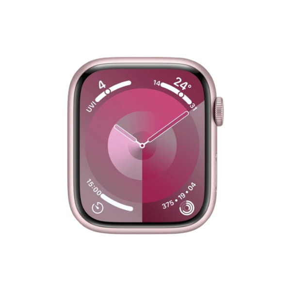 Watch Series 9 (Cel) WITH STRAP, Pink Aluminium, 45mm, A