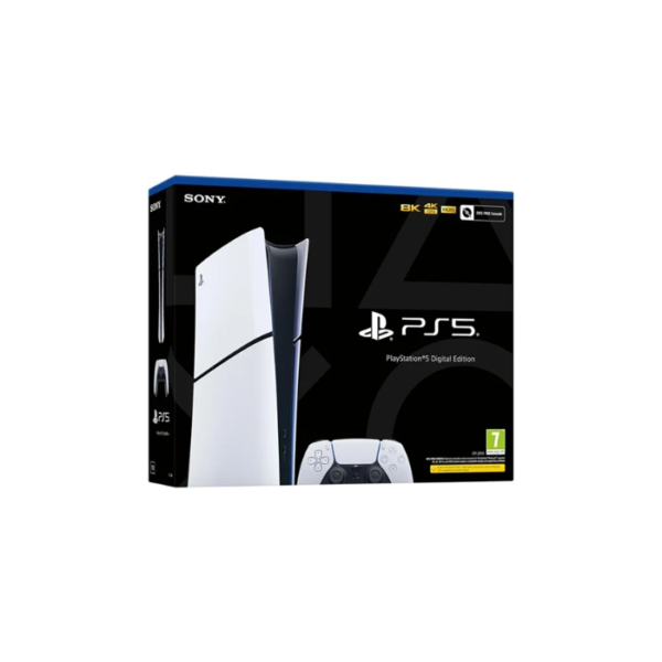 Playstation 5 Slim Digital Edition Console, 825GB, White, Boxed