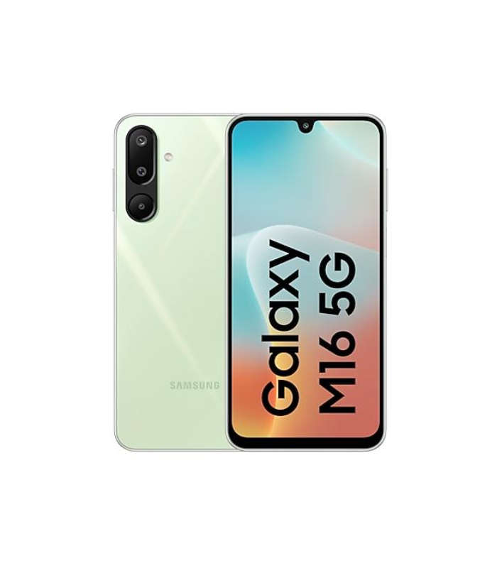 Your paragraph text (79) Samsung Galaxy M16 5G Dual Sim (4GB+128GB) Mint Green, Unlocked - Brand New - Image 1