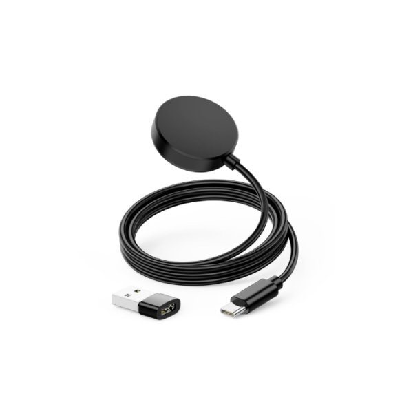 USB C Smartwatch Charger Cable for Samsung Galaxy Watch 8/8 Classic, Ultra, 7, 6/6 Classic, 5/5 ProWatch Charger with USB-C to USB-A Adapter(1 Pack)
