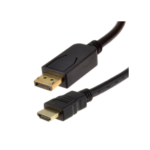 DisplayPort Plug to HDMI Male Plug Display/Monitor/TV Cable 2m