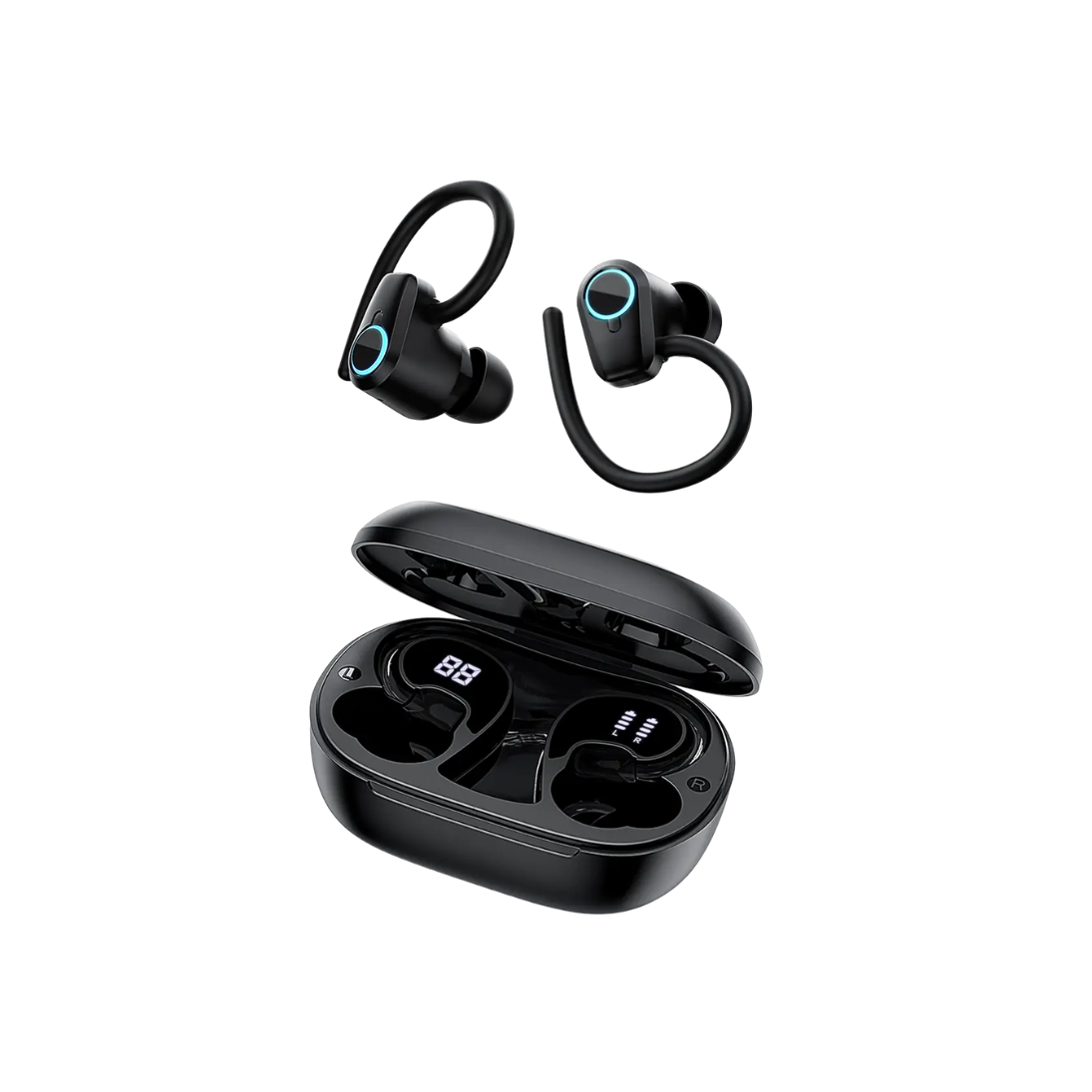 ip 11 (4) EQ8 Pure Joy In-Ear True Wireless BT Headset - Black - New - Image 1