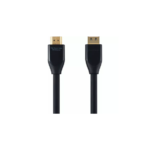 SANDSTROM Black Series S3HDM115 High Speed HDMI Cable with Ethernet - 1m