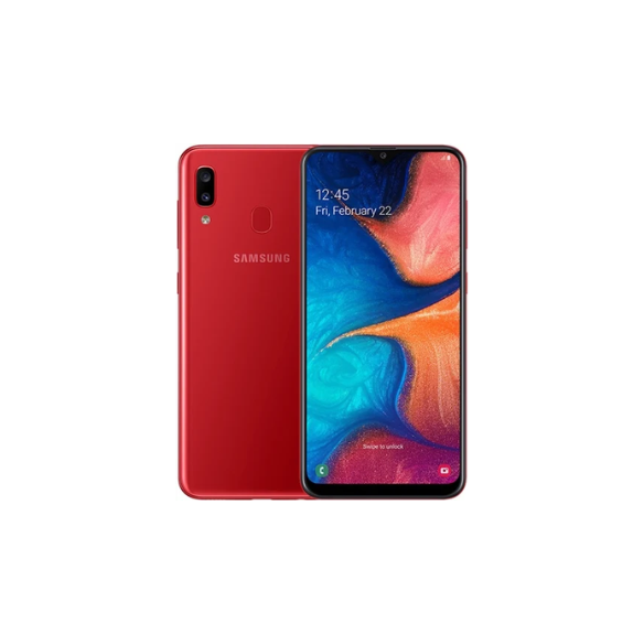 Samsung Galaxy A20 64GB Red, Unlocked B