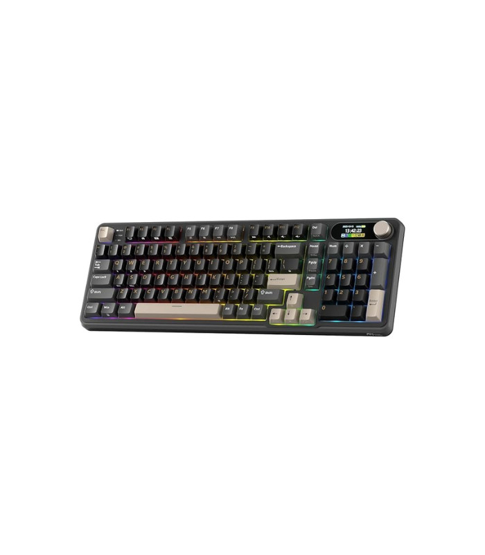 RK ROYAL KLUDGE S98 Wireless Mechanical Keyboard wDisplay Screen & Knob
